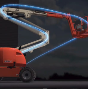 Animation of 3D crane used for marketing for a manufacture
